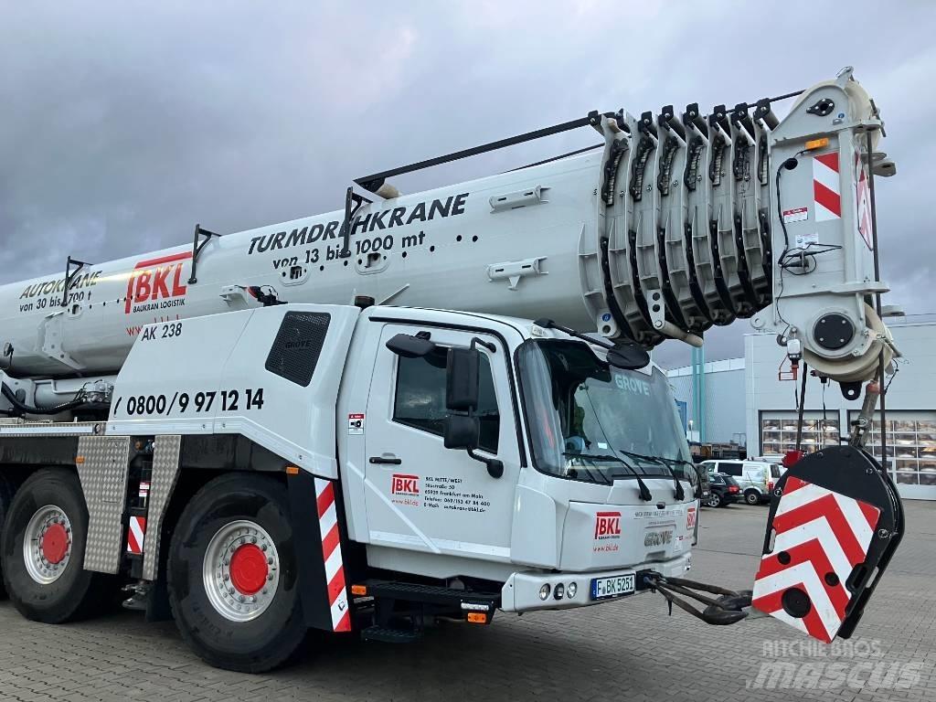 Grove GMK 5250 XL Celtņi nelīdzenām virsmām