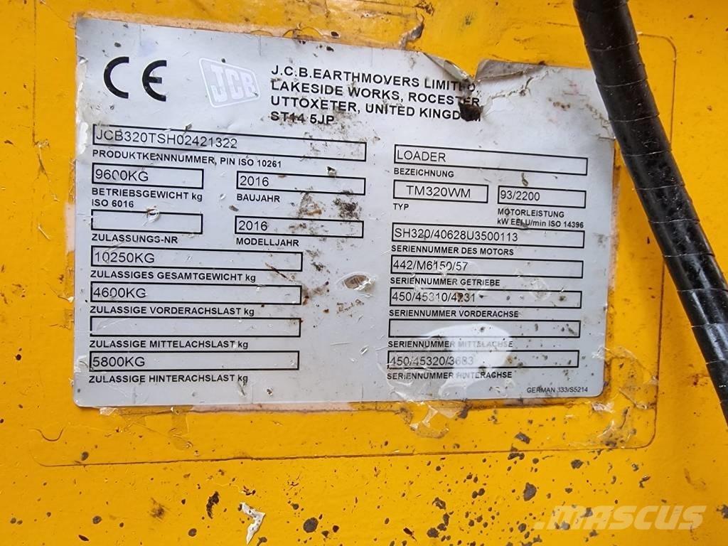 JCB TM 320 WM Teleskopiskie manipulatori