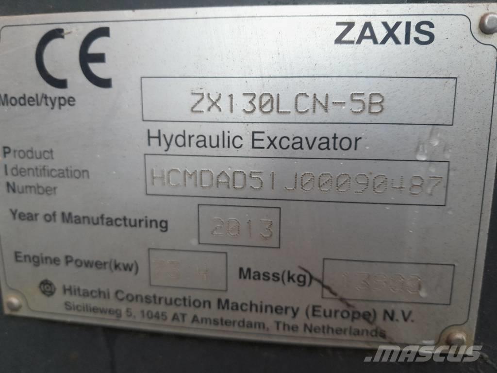 Hitachi Zaxis 130-5 Kāpurķēžu ekskavatori