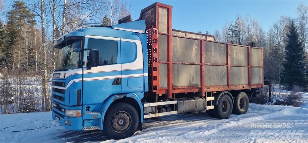 Scania 124 460 Smagās mašīnas ar celtni