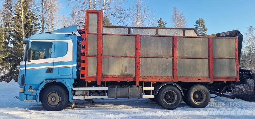 Scania 124 460 Smagās mašīnas ar celtni