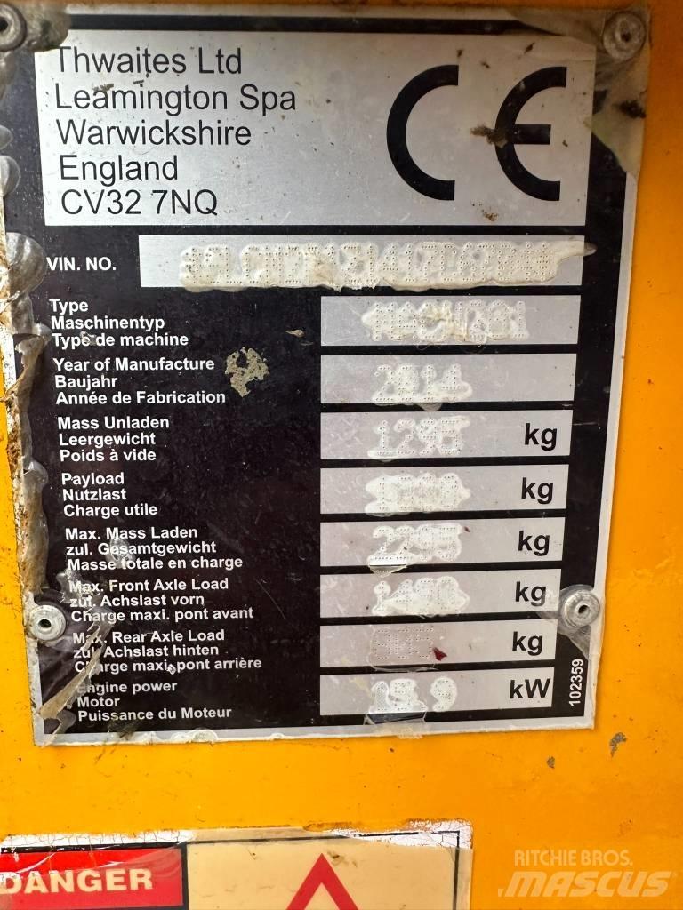 Thwaites 1 ton Mini pašizgāzēji