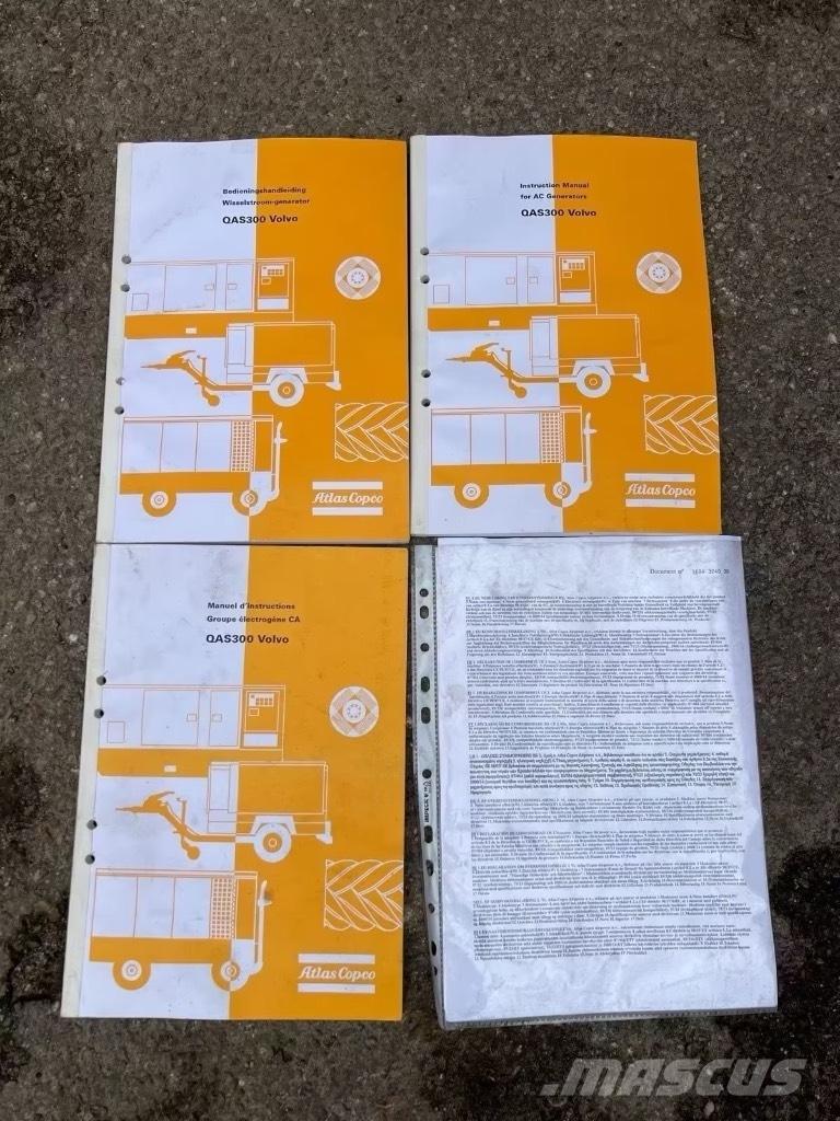 Atlas Copco QAS 300 Dīzeļģeneratori
