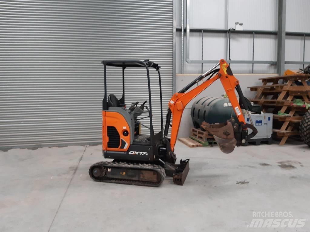 Doosan DX17Z Mini ekskavatori < 7 t