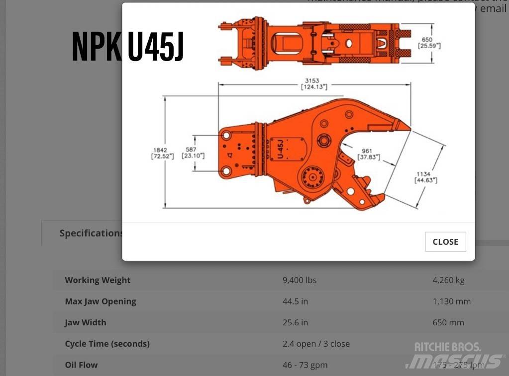 NPK U 45 JR Citas sastāvdaļas