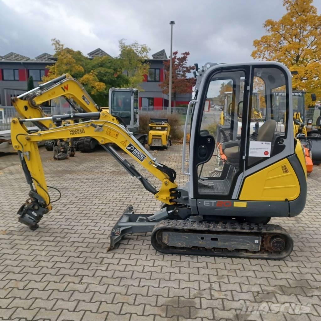 Wacker Neuson ET20 Kāpurķēžu ekskavatori