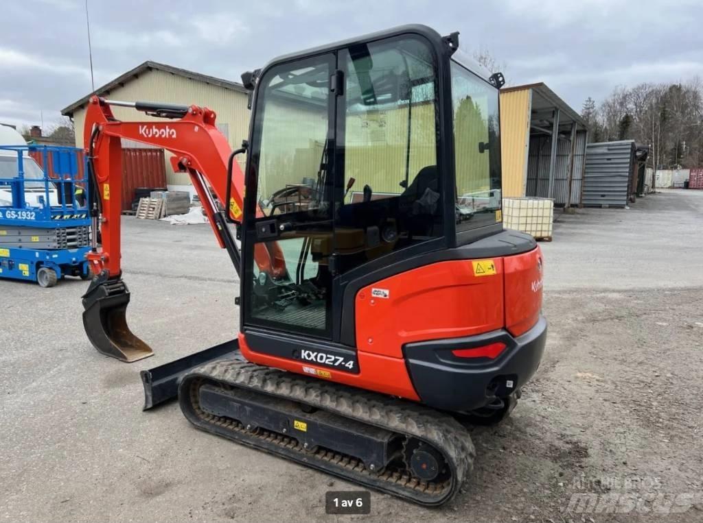 Kubota KX 027 Mini ekskavatori < 7 t