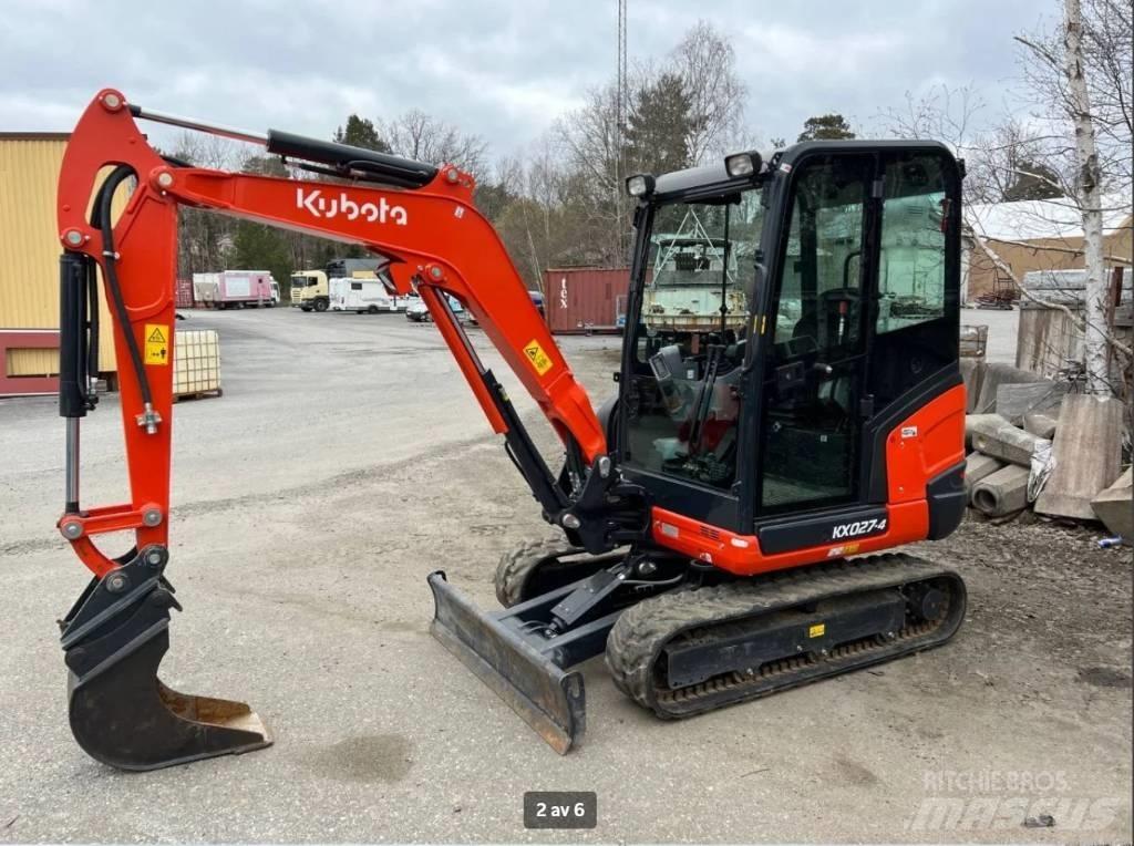 Kubota KX 027 Mini ekskavatori < 7 t