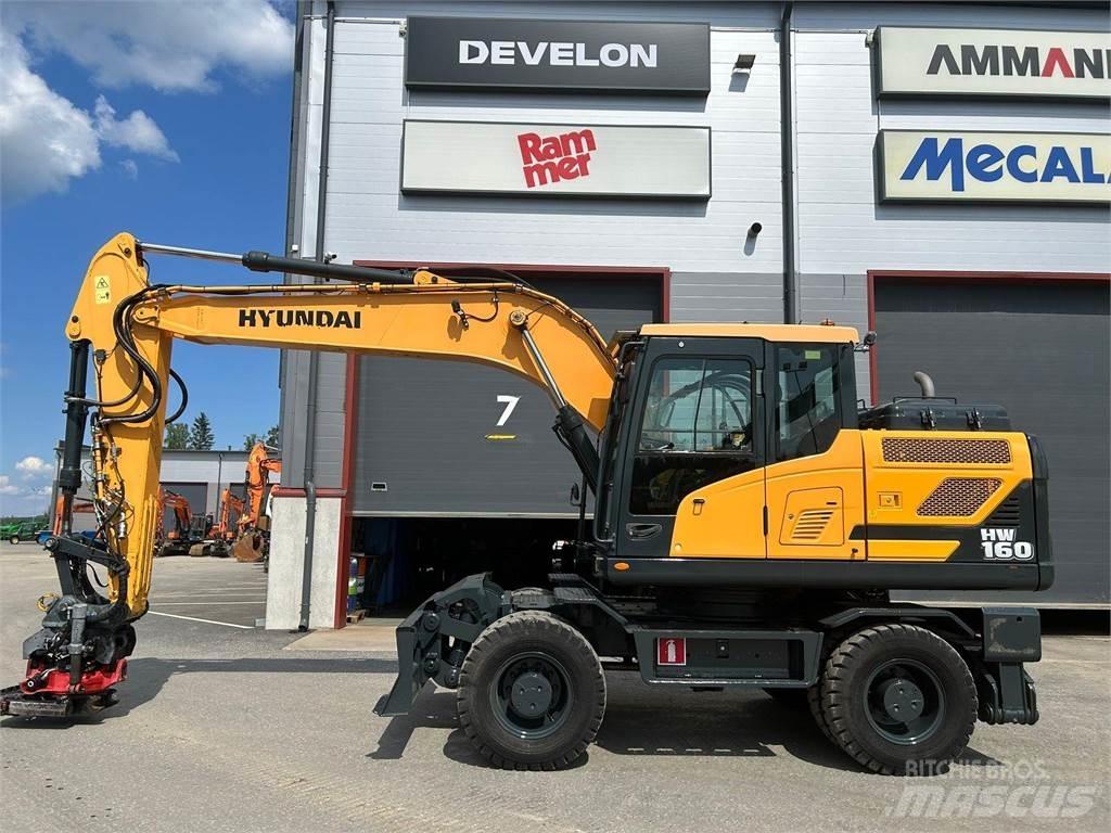 Hyundai HW160 Ekskavatori uz riteņiem