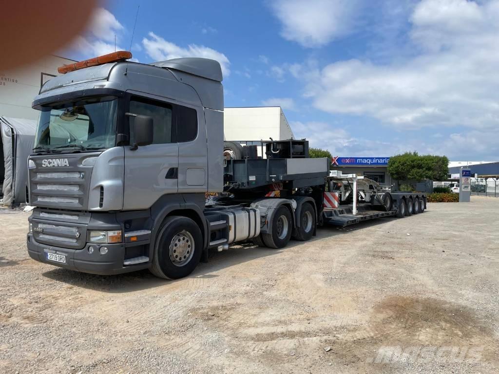 Scania R 580 Platformas/kravas mašīnas ar vinču