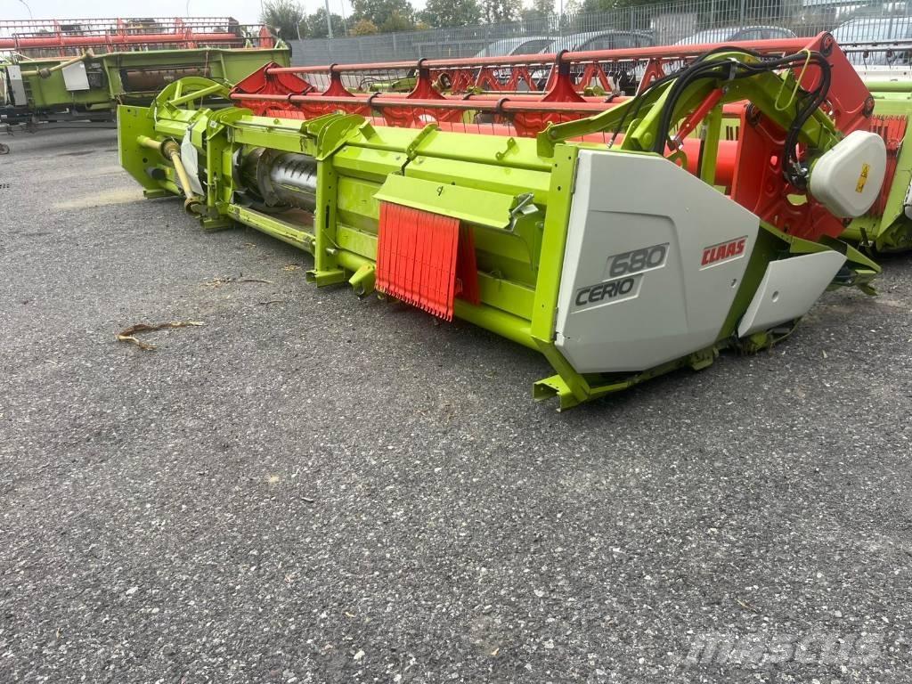CLAAS CERIO 680 Ražas novākšanas galvas