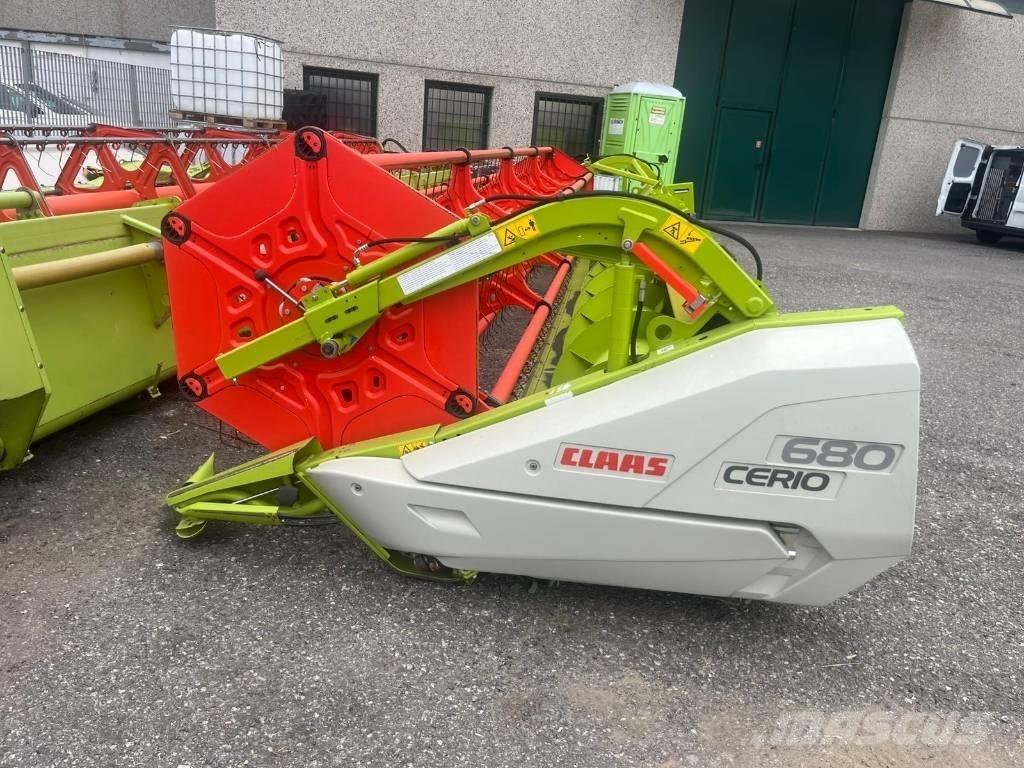 CLAAS CERIO 680 Ražas novākšanas galvas