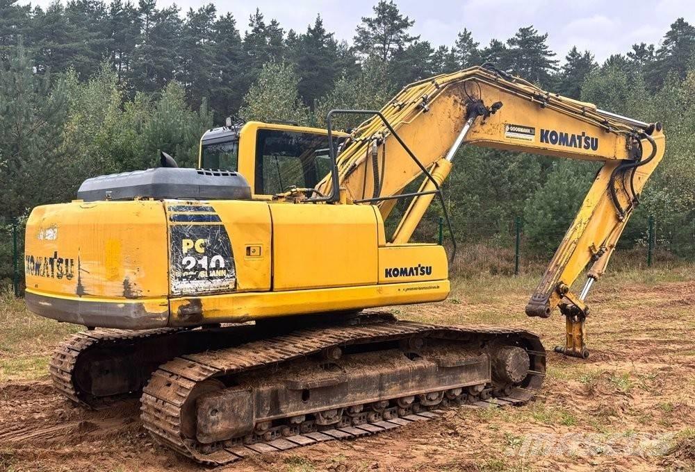 Komatsu PC 210 LC Kāpurķēžu ekskavatori