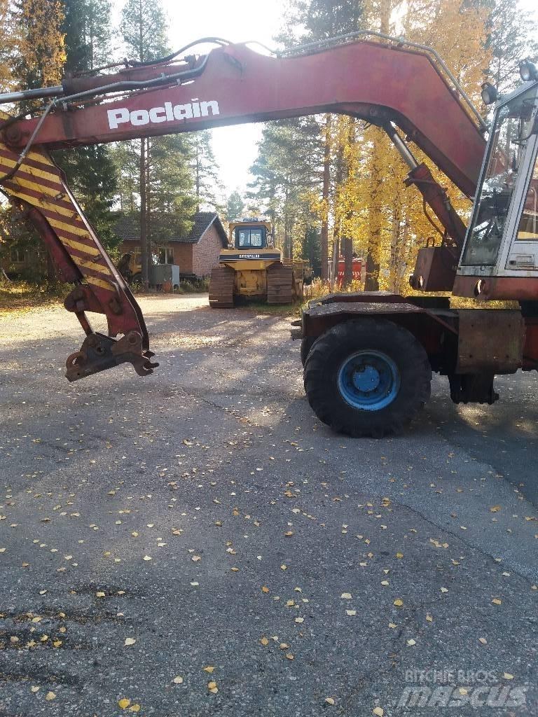 Poclain 90 P B Ekskavatori uz riteņiem