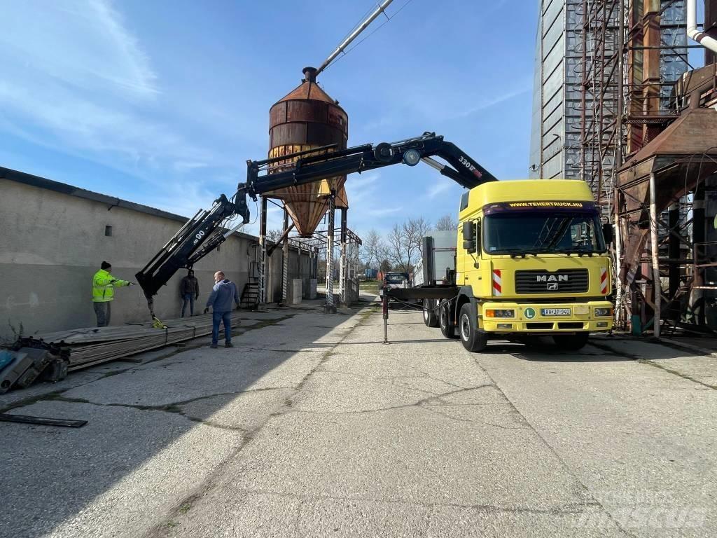 MAN F 2000 Smagās mašīnas ar celtni