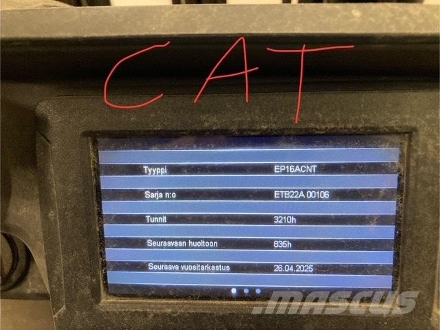 CAT EP 16 ACNT Elektriskie iekrāvēji