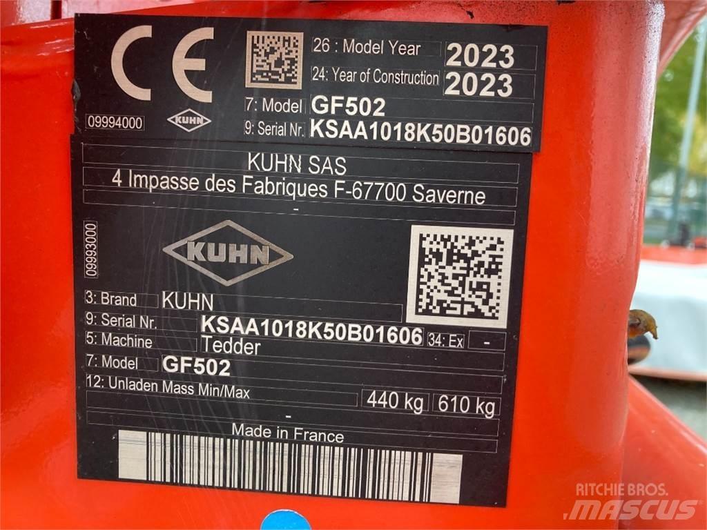 Kuhn GF 502 Grābekļi un siena ārdītāji