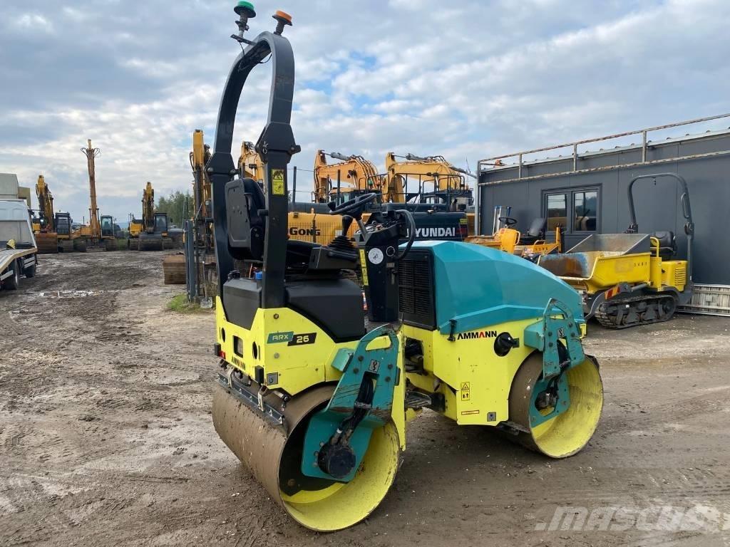 Ammann ARX 26 Divvalču grunts veltņi