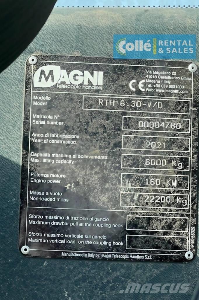 Magni RTH 6.30 | 2021 Teleskopiskie manipulatori