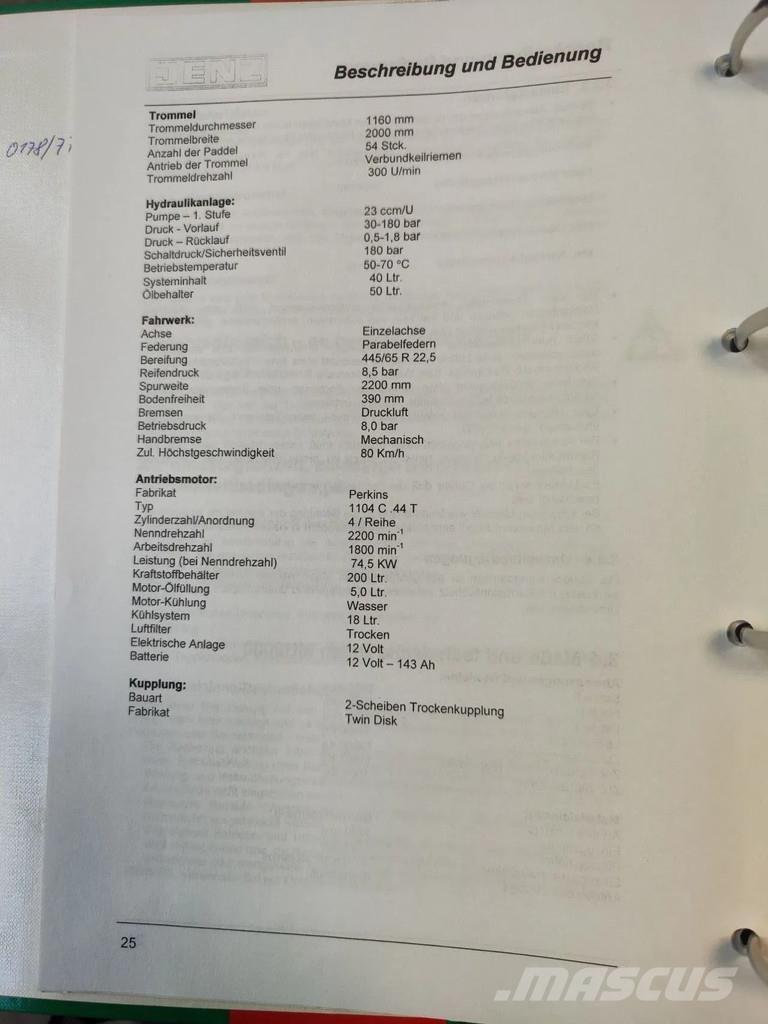 JENZ MU 2000D Atkritumu smalcinātāji