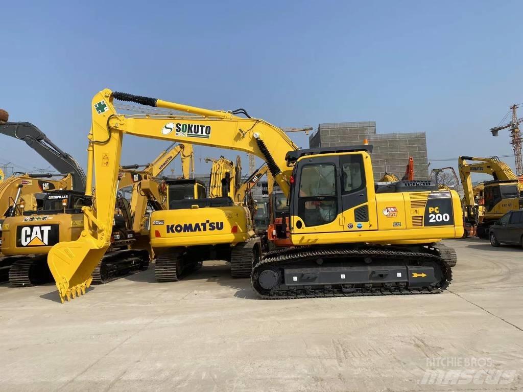 Komatsu pc200-8 Kāpurķēžu ekskavatori