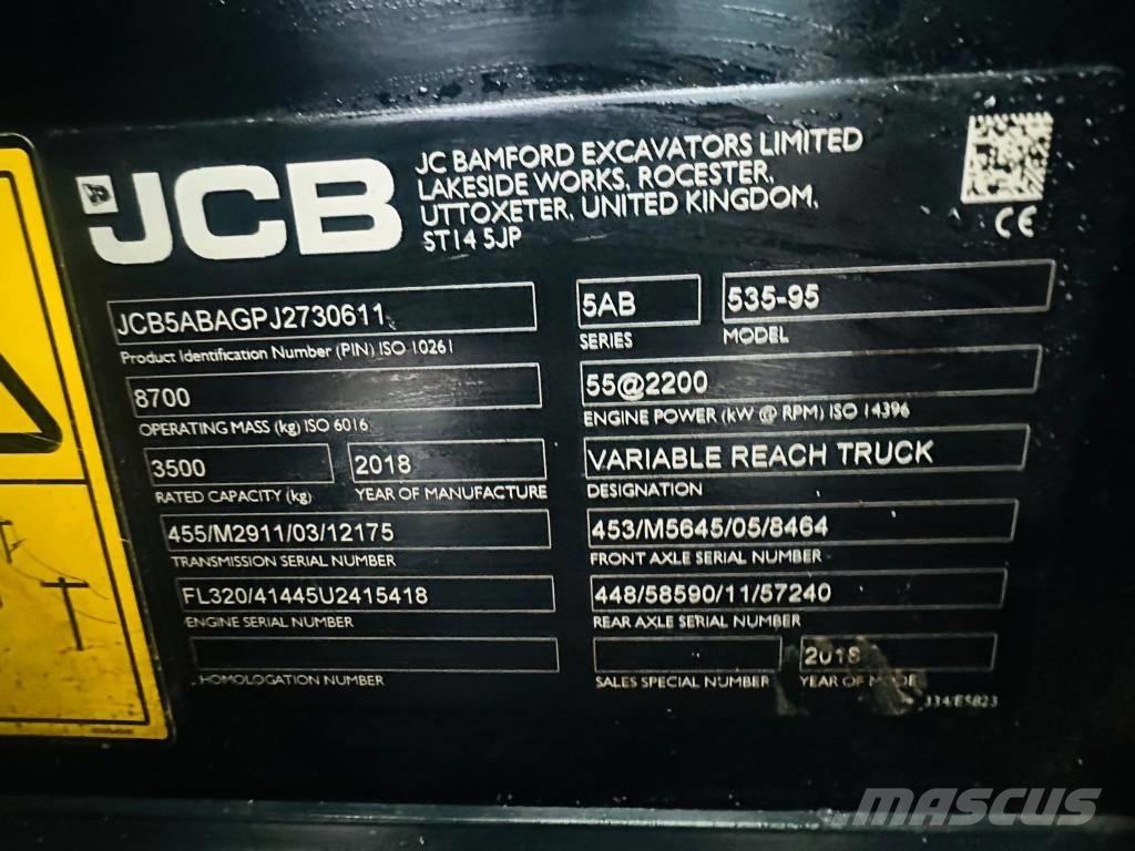 JCB 535-95 Lauksaimniecības pacēlāji