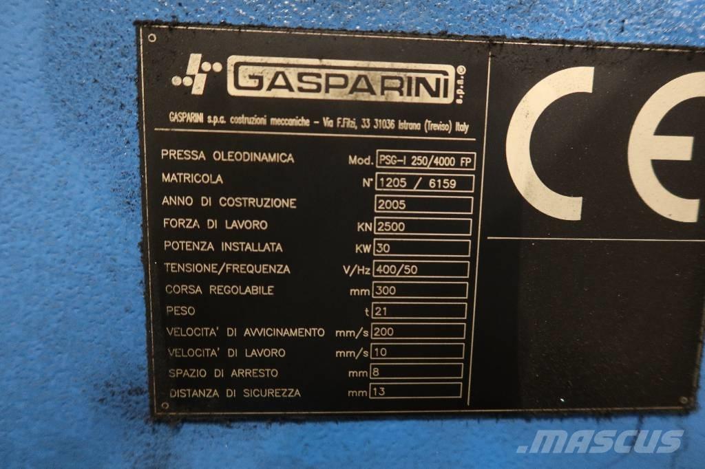  Gasparini PSG 250 Būvniecība- Citi
