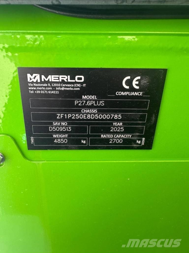Merlo P 27.6 Plus Teleskopiskie manipulatori