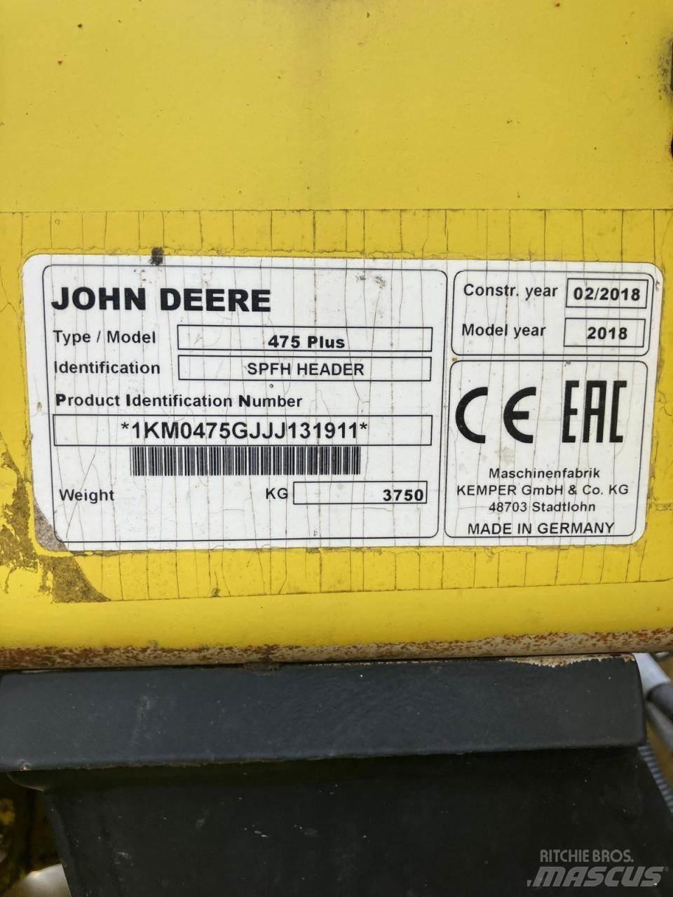 John Deere 8500 Lopbarības novācēji