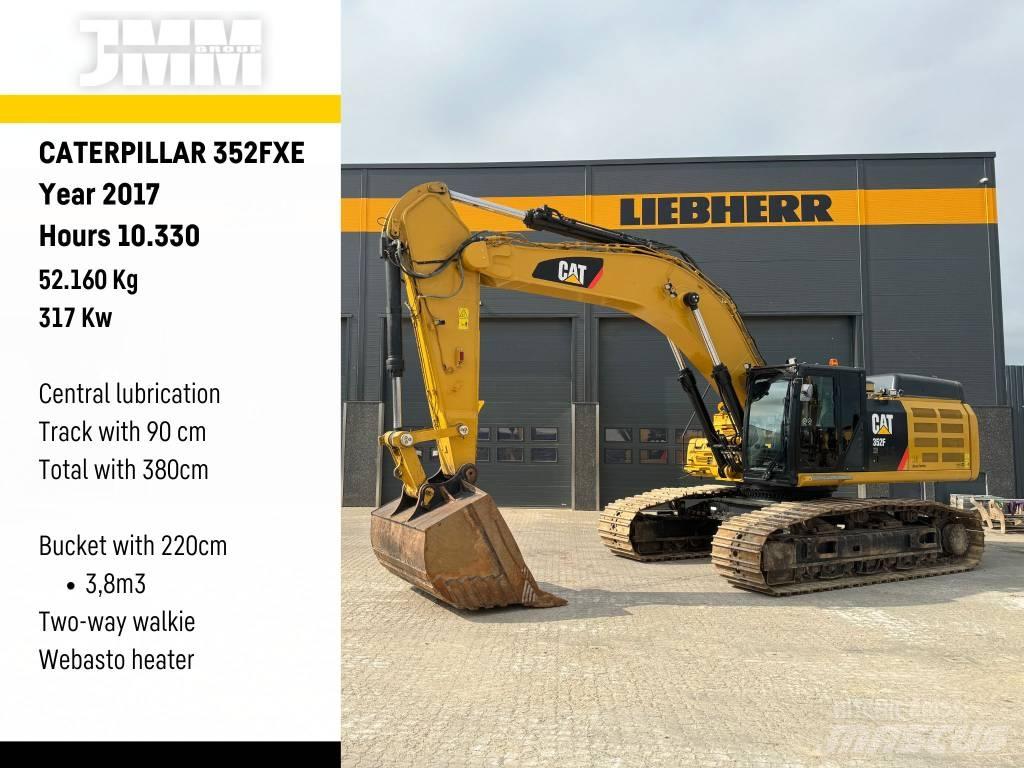 CAT 352 FXE Kāpurķēžu ekskavatori