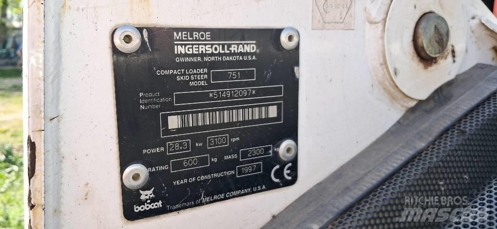Bobcat 751 Lietoti riteņu kompaktiekrāvēji