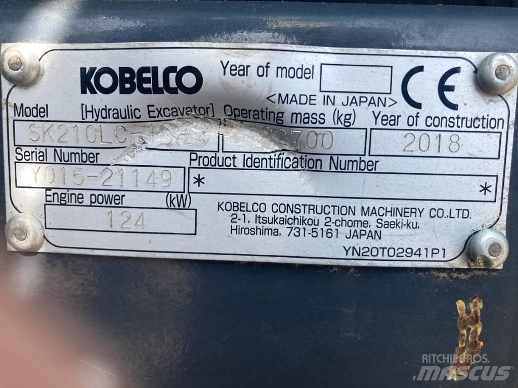 Kobelco SK 210 LC-10 Kāpurķēžu ekskavatori