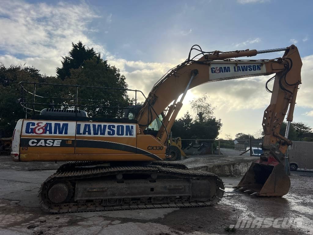 CASE CX 330 Kāpurķēžu ekskavatori