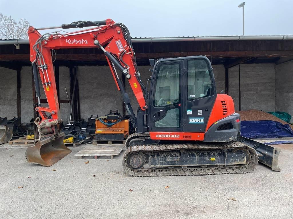 Kubota KX 080-4a2 Vidēja lieluma ekskavatori 7 t - 12 t