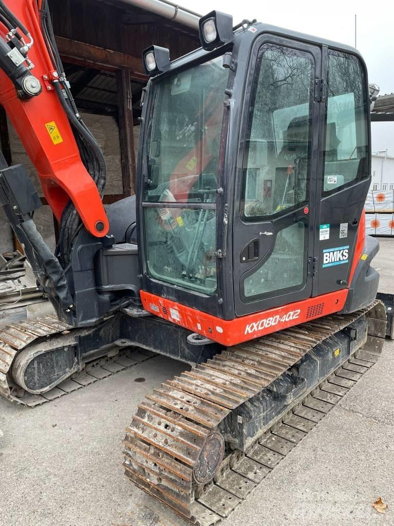 Kubota KX 080-4a2 Vidēja lieluma ekskavatori 7 t - 12 t