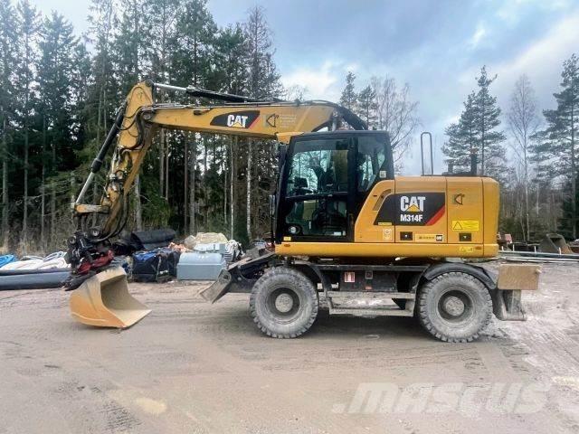 CAT M 314 F Ekskavatori uz riteņiem