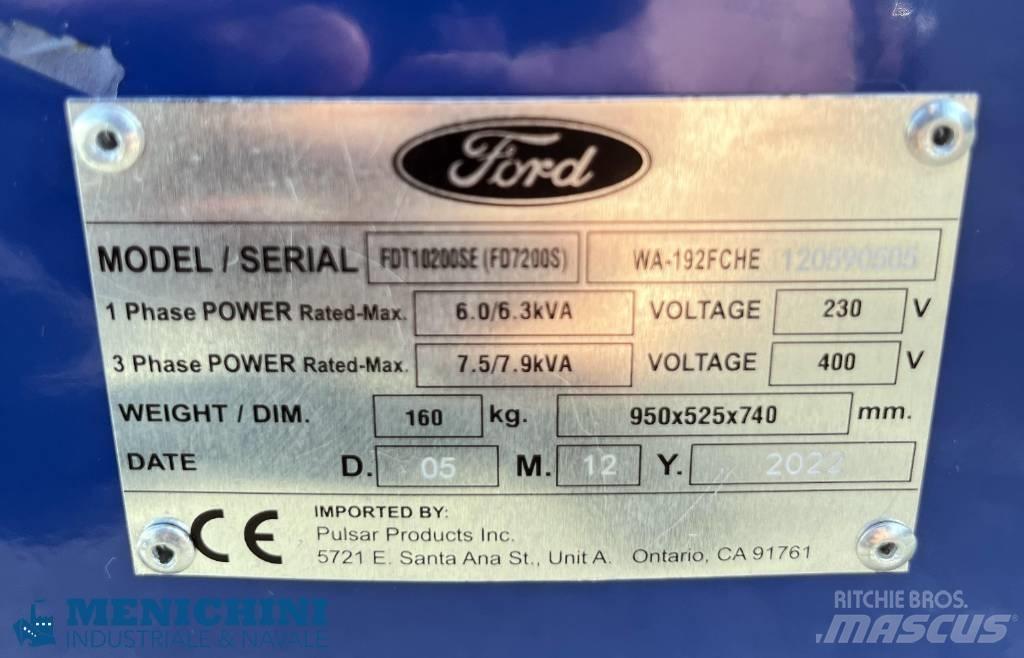 Ford FDT10200SE Dīzeļģeneratori