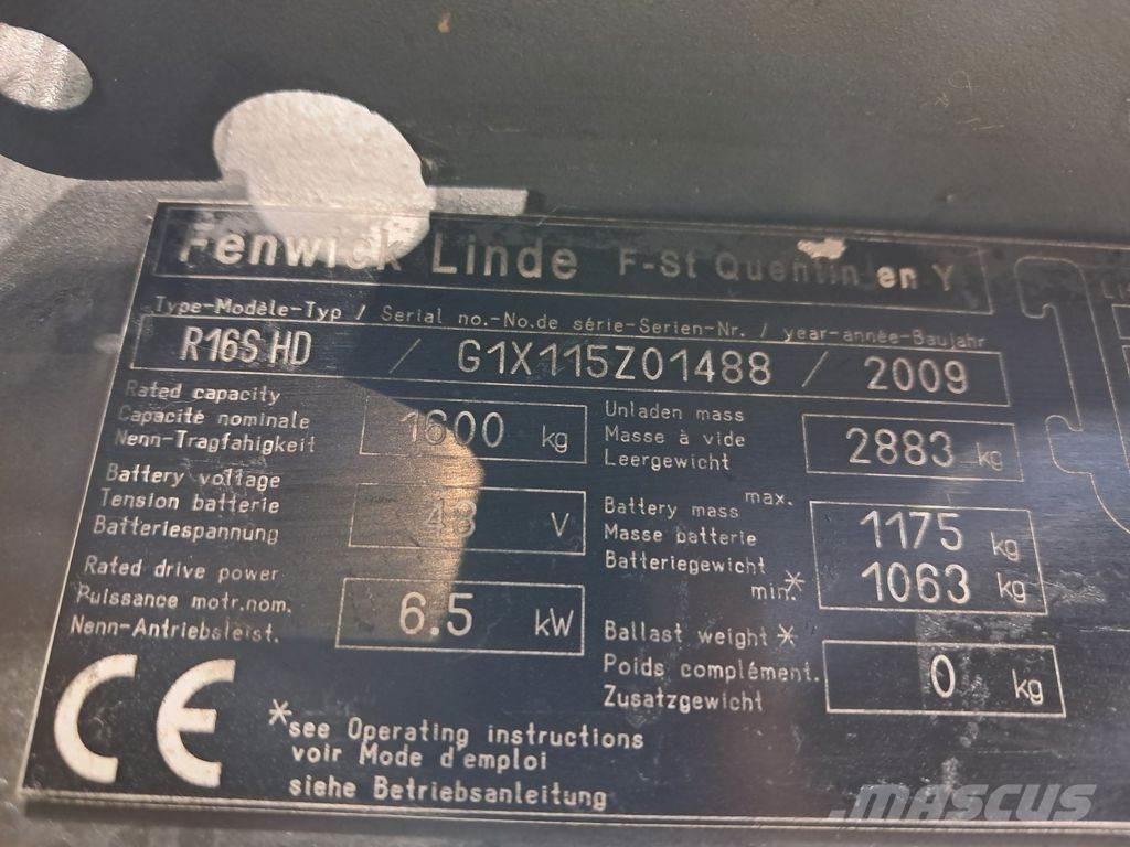 Linde R16 S HD Lielaugstuma pārvadātājs