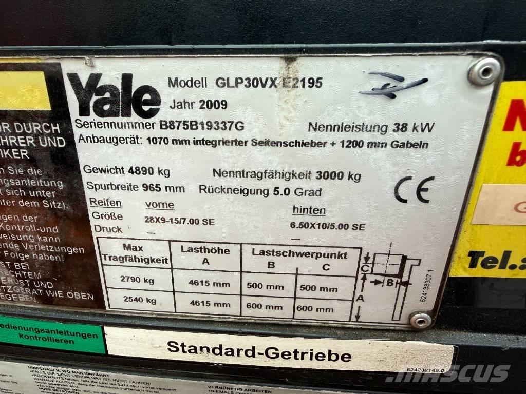 Yale GLP 30 LPG tehnika