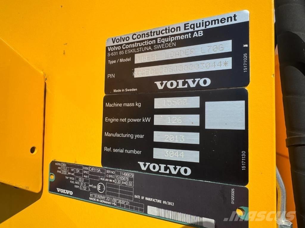 Volvo L 70 G Iekrāvēji uz riteņiem