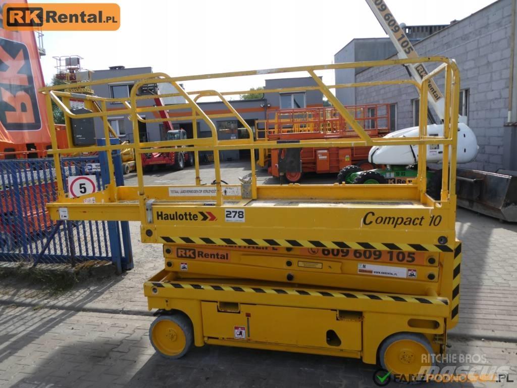 Haulotte Compact 10 Šķerveida pacēlāji