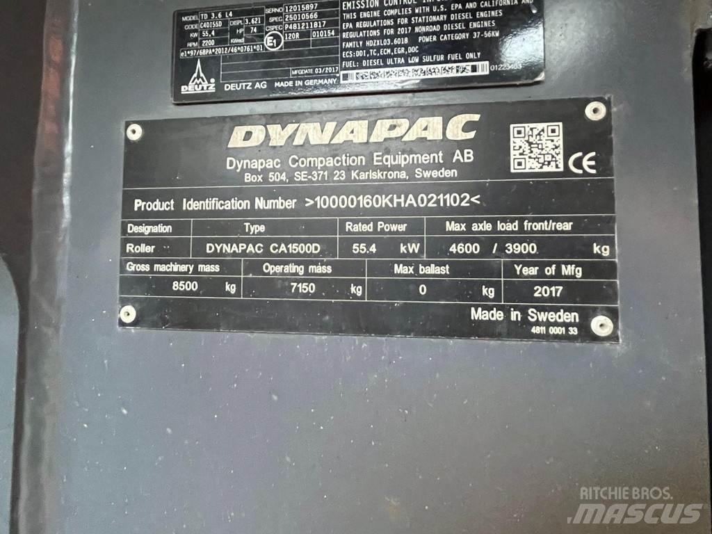 Dynapac CA 1500 D Vienvalča grunts veltņi