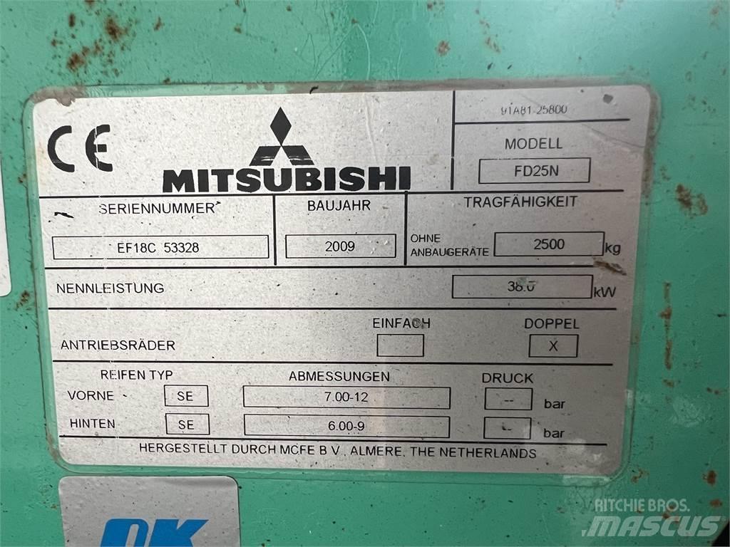 Mitsubishi FD25N Tehnika ar dīzeļa dzinēju