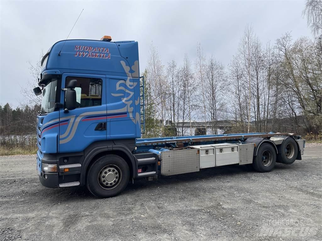Scania R500 6x2 Smagās mašīnas ar konteineriem