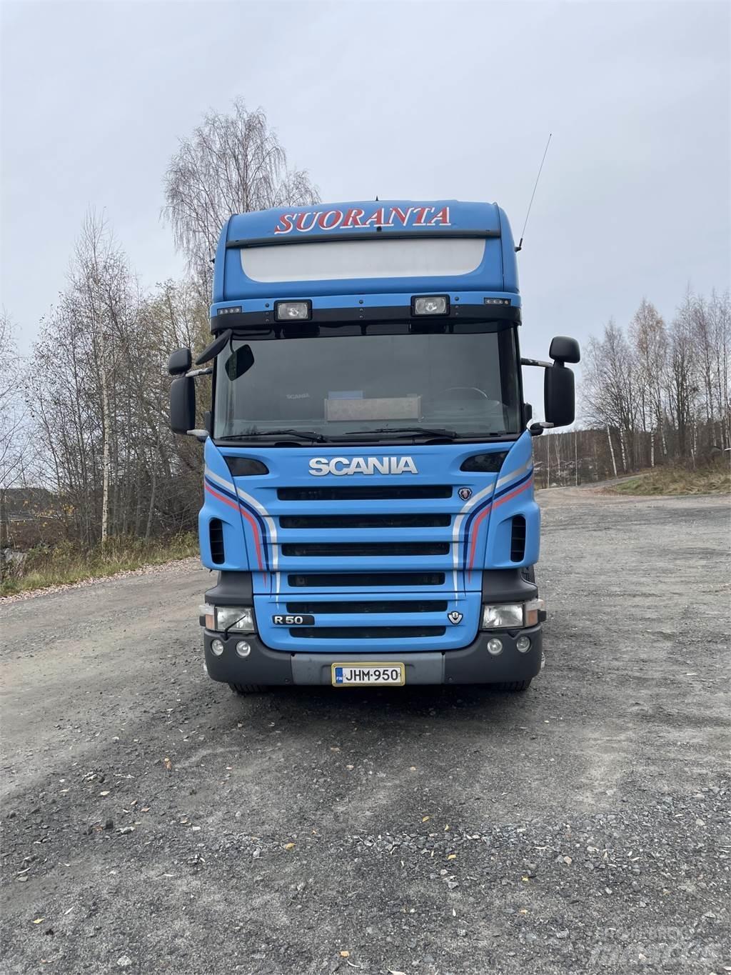 Scania R500 6x2 Smagās mašīnas ar konteineriem