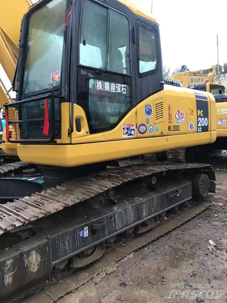 Komatsu pc200-7 Kāpurķēžu ekskavatori