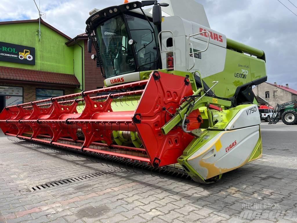 CLAAS Lexion 750 Ražas novākšanas kombaini