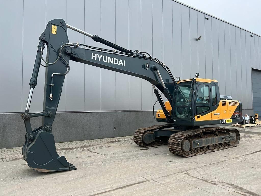 Hyundai R 210 Kāpurķēžu ekskavatori
