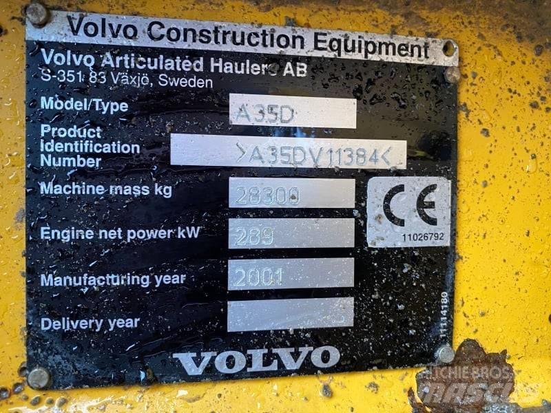 Volvo A35D Artikulētie pašizgāzēji