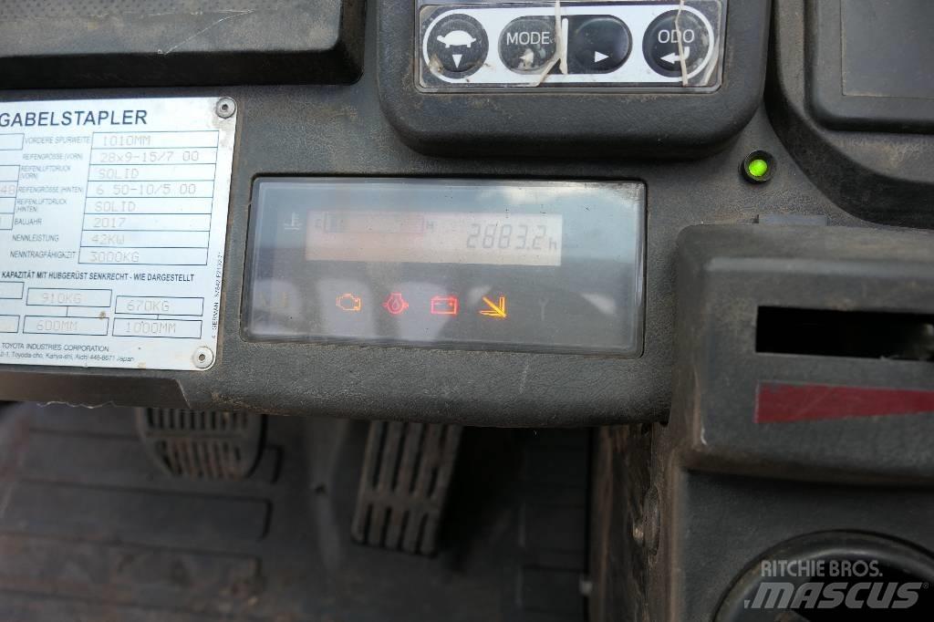 Toyota 02-8 FGF 30 LPG tehnika